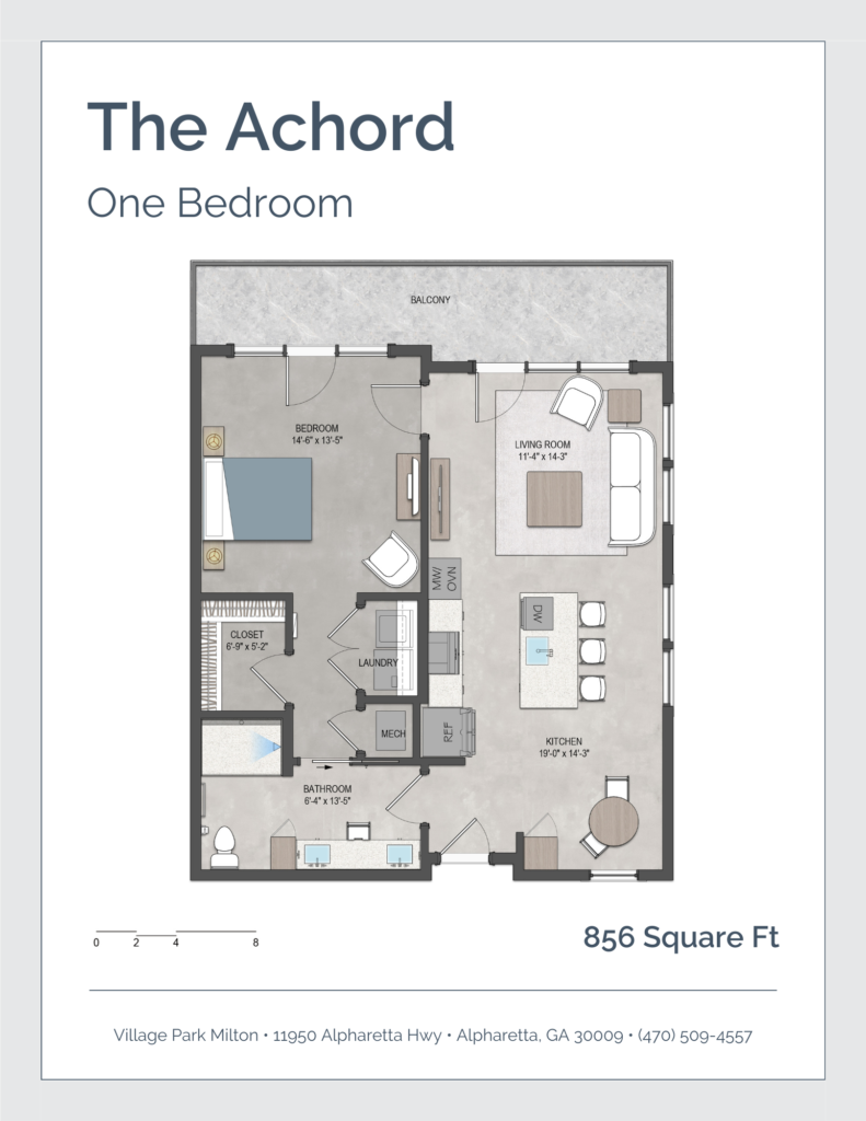 The Achord (One Bedroom A)