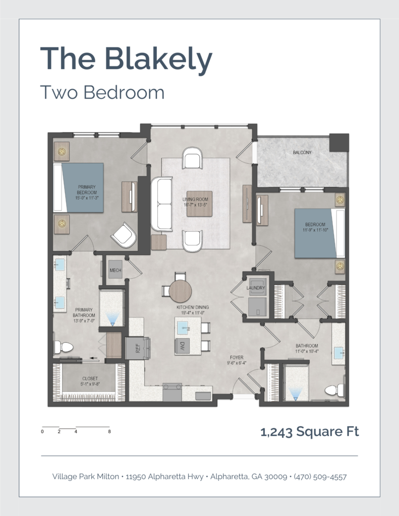 The Blakely (Previously Two Bedroom B)